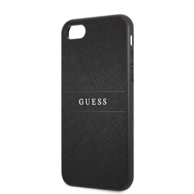 Iphone 7 / 8 / SE 2020 / SE 2022 Dėklas Guess Saffiano Strap GUHCIPSASBBK Juodas 5