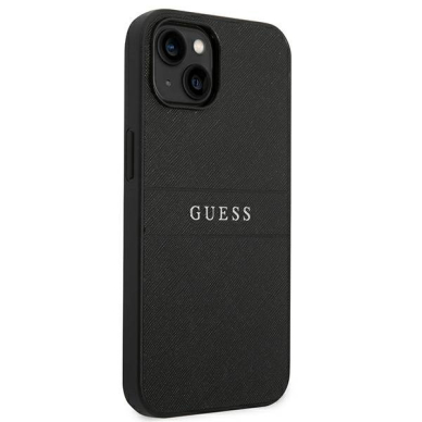 Dėklas Guess Saffiano Strap GUHCP14MPSASBBK iPhone 14 Plus Juodas 3