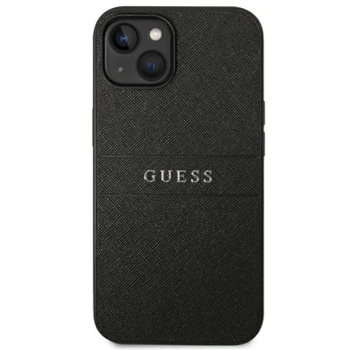 Dėklas Guess Saffiano Strap GUHCP14MPSASBBK iPhone 14 Plus Juodas 5