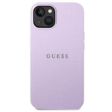 Dėklas Guess Saffiano Strap GUHCP14MPSASBPU iPhone 14 Plus Purpurinis 2