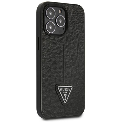 Dėklas Guess SaffianoTriangle Logo GUHCP14XPSATLK iPhone 14 Pro Max Juodas 3