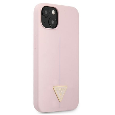 Iphone 13 Dėklas Guess Silicone Triangle GUHCP13MSLTGU  Purpurinis 3