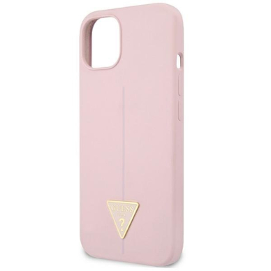 Iphone 13 Dėklas Guess Silicone Triangle GUHCP13MSLTGU  Purpurinis 5