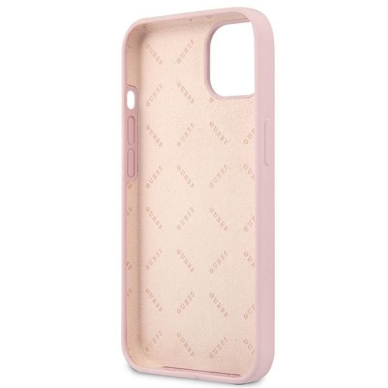 Iphone 13 Dėklas Guess Silicone Triangle GUHCP13MSLTGU  Purpurinis 6