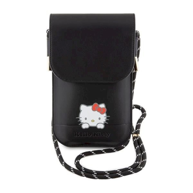 Dėklas Hello Kitty Leather Daydreaming Cord bag - Juodas 1