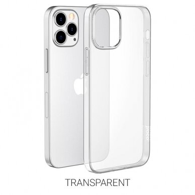 Dėklas Hoco TPU Magnetic Protective Apple iPhone 12 Pro Max skaidrus