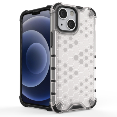 Dėklas Honeycomb Case armor cover with TPU iPhone 13 mini Juodas 2