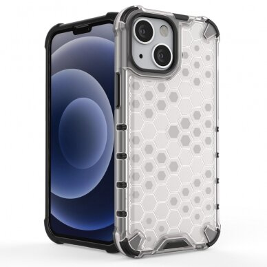 Dėklas Honeycomb Case armor cover with TPU iPhone 13 mini Žalias 2