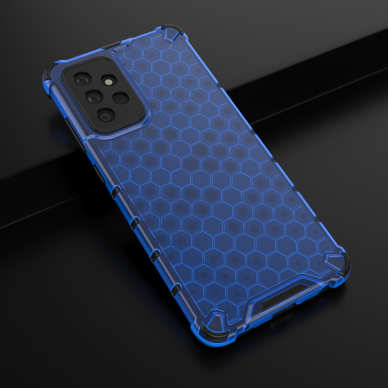 Samsung Galaxy A72 Dėklas Honeycomb Case armor cover with TPU 4G Mėlynas 13