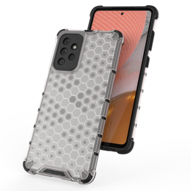 Samsung Galaxy A72 Dėklas Honeycomb Case armor cover with TPU 4G Mėlynas 5