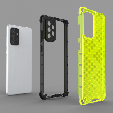 Samsung Galaxy A72 Dėklas Honeycomb Case armor cover with TPU 4G Mėlynas 6