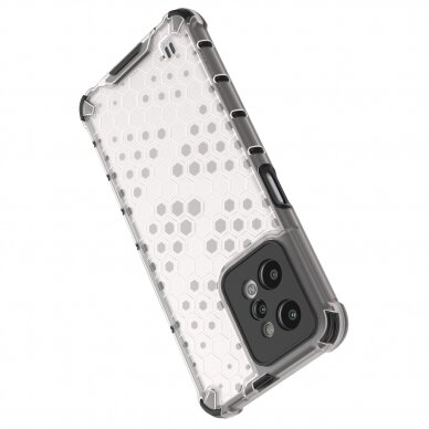 Dėklas Honeycomb case armored Realme C31 Permatomas 14