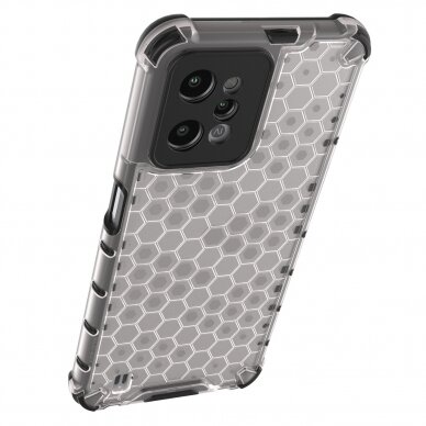 Dėklas Honeycomb case armored Realme C31 Permatomas 15