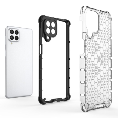 Dėklas Honeycomb case armored Samsung Galaxy M53 5G Juodas 3