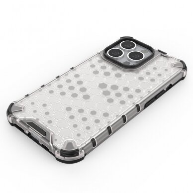 Dėklas Honeycomb Case iPhone 13 Pro raudonas 4