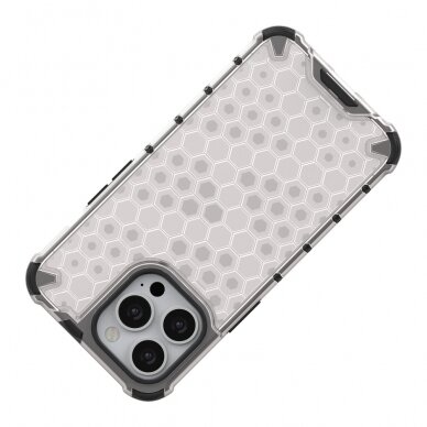 Dėklas Honeycomb Case iPhone 13 Pro raudonas 6