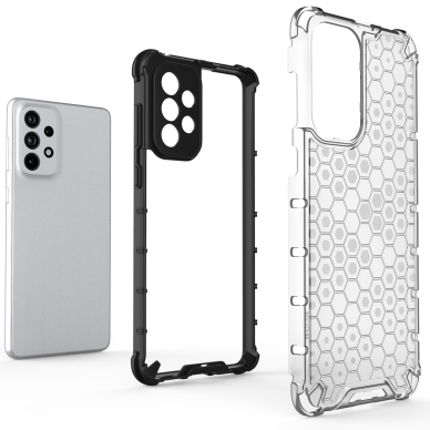 Samsung Galaxy A73 Dėklas Honeycomb case juodas 4