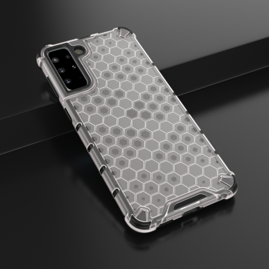 Dėklas Honeycomb case Samsung Galaxy S22 + (S22 Plus) permatomas 13