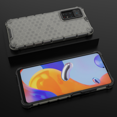 Dėklas Honeycomb case Xiaomi Redmi Note 11 Pro + / 11 Pro Juodas 18