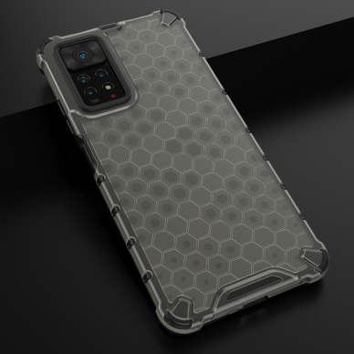 Dėklas Honeycomb case Xiaomi Redmi Note 11 Pro + / 11 Pro Juodas 19