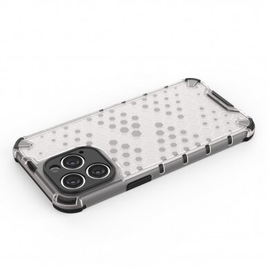 Dėklas Honeycomb iPhone 14 Pro Mėlynas 10