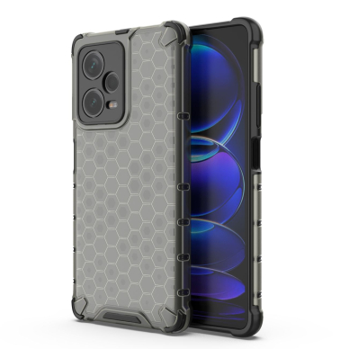 Dėklas Honeycomb Xiaomi Redmi Note 12 Pro+ armored hybrid cover Juodas