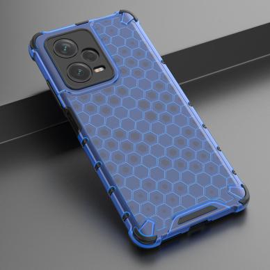 Dėklas Honeycomb Xiaomi Redmi Note 12 Pro+ armored hybrid cover Mėlynas 2