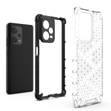 Dėklas Honeycomb Xiaomi Redmi Note 12 Pro+ armored hybrid cover Mėlynas 6