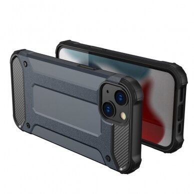 Akcija! Iphone 14 Plus Dėklas Hybrid Armor case  Juodas 1