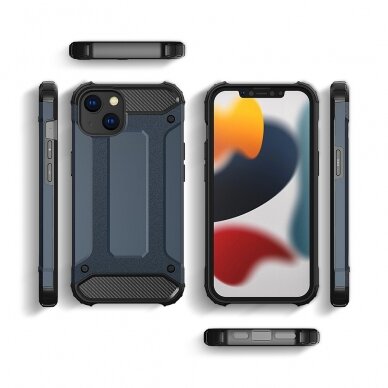 Dėklas Hybrid Armor iPhone 14 Mėlynas 2