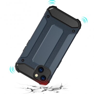 Dėklas Hybrid Armor iPhone 14 Mėlynas 5