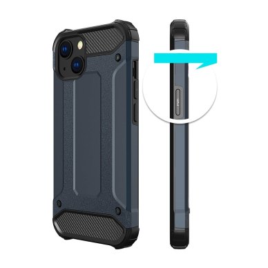 Dėklas Hybrid Armor iPhone 14 Plus Mėlynas 3