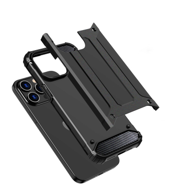 Dėklas Hybrid Armor iPhone 15 Pro - Mėlynas 4