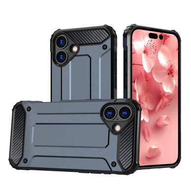 Dėklas Hybrid Armor iPhone 16  - Mėlynas