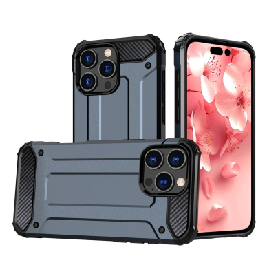 Dėklas Hybrid Armor iPhone 16 Pro Max  - Mėlynas