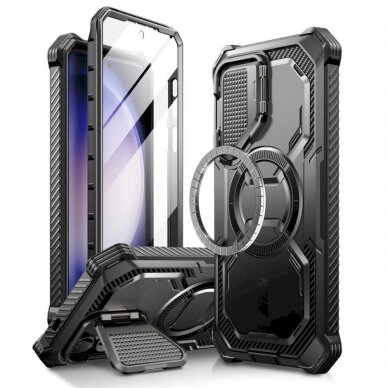 Dėklas IBLSN Armorbox Mag Supcase with MagSafe for Samsung Galaxy S24 - Juodas