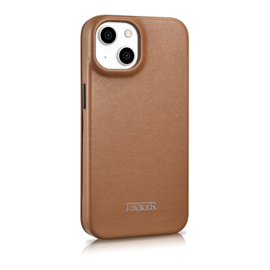 Dėklas iCarer CE Premium Leather Folio Case iPhone 14 Plus (MagSafe) Rudas (WMI14220715-BN) 2