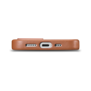 Dėklas iCarer Leather Case for iPhone 14 Plus Rudas (MagSafe Compatible) 3