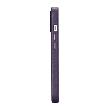 Dėklas iCarer Leather Case for iPhone 14 Plus Tamsiai violetinis (MagSafe Compatible) 5