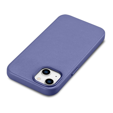 Dėklas iCarer Leather Case for iPhone 14 Šviesiai violetinis (WMI14220705-LP) (MagSafe Compatible) 10