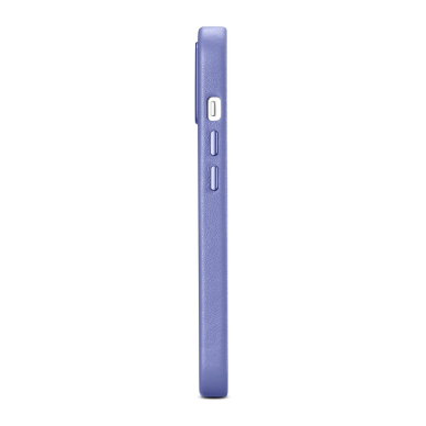 Dėklas iCarer Leather Case for iPhone 14 Šviesiai violetinis (WMI14220705-LP) (MagSafe Compatible) 5