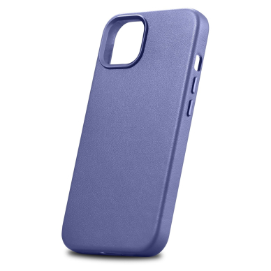 Dėklas iCarer Leather Cover for iPhone 14 Plus Šviesiai violetinis (MagSafe Compatible) 6