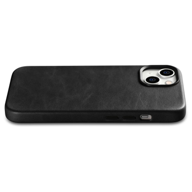 Dėklas iCarer Oil Wax Premium Leather Case iPhone 14 Plus (MagSafe) Juodas (WMI14220703-BK) 9