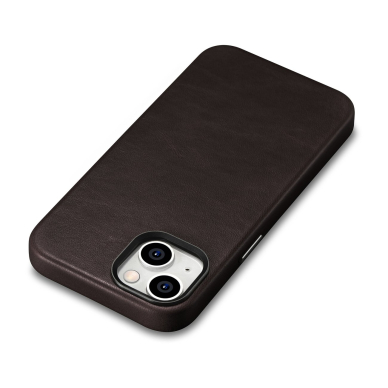 Dėklas iCarer Oil Wax Premium Leather Case iPhone 14 Plus (MagSafe) Rudas (WMI14220703-BN) 8