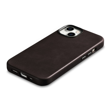 Dėklas iCarer Oil Wax Premium Leather Case iPhone 14 Plus (MagSafe) Rudas (WMI14220703-BN) 9