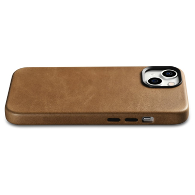 Dėklas iCarer Oil Wax Premium Leather Case iPhone 14 Plus (MagSafe) Rudas (WMI14220703-TN) 8