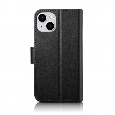 Dėklas iCarer Wallet Case 2in1 Case iPhone 14 Juodas (WMI14220725-BK) 1