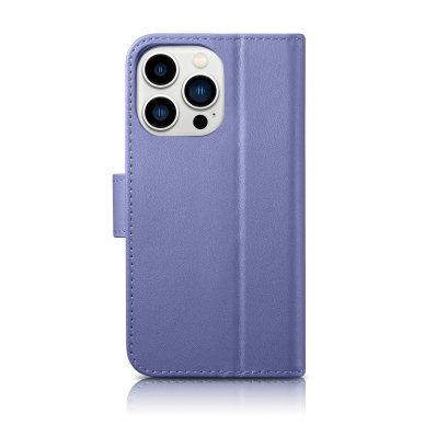 Dėklas iCarer Wallet Case 2in1 Cover iPhone 14 Pro Purpurinis (WMI14220726-LP) 1