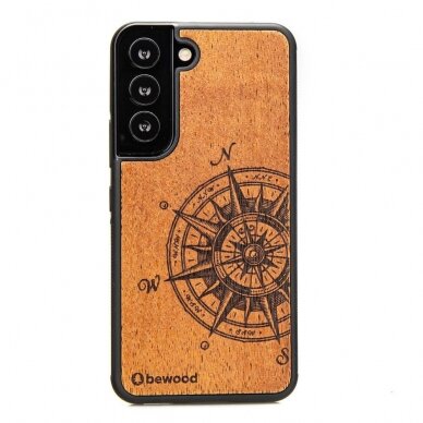 Dėklas iš medžio skirta Samsung Galaxy S22 Bewood Traveler Merbau