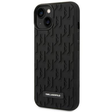 Dėklas Karl Lagerfeld 3D Monogram KLHCP14MRUPKLPK iPhone 14 Plus Juodas 1